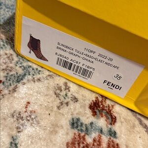 Fendi Black and Brown Patterned Boots